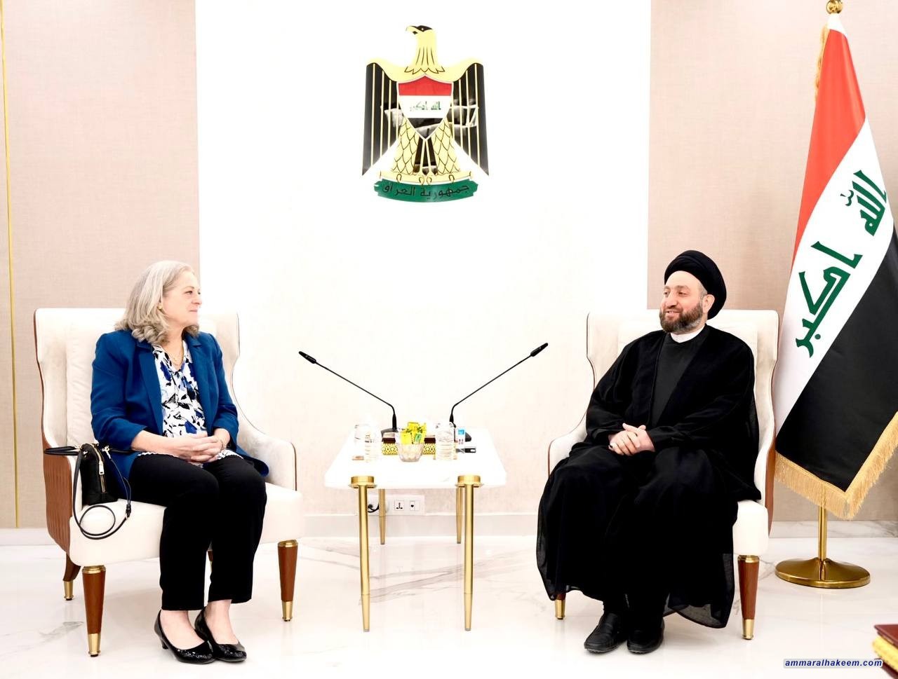 Sayyid Al-Hakeem to the American ambassador: Iraq cannot reduce to a sect, nationalism, political party, we need a government to restore the public’s confidence in the political system