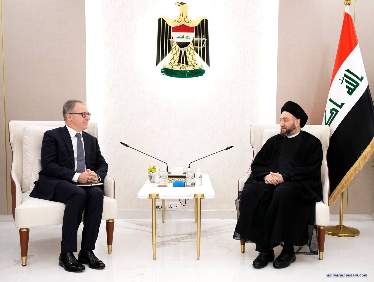 Sayyid Al-Hakeem to the Italian ambassador: Iraq’s political crisis, though tough, Iraq to emerge stronger