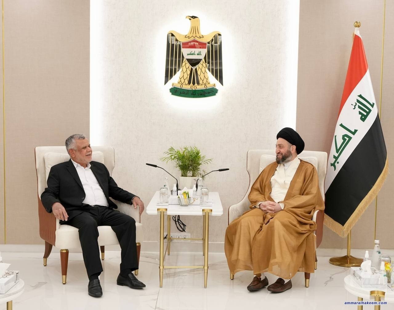 Sayyid Al-Hakeem meets Al-Amiry, discusses strengthening Coordination framework, State Running Coalition