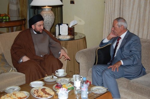 سماحة السيد عمار الحكيم يستقبل الاعلامي طلال سلمان
