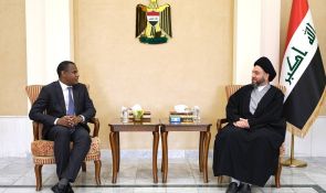 السيد الحكيم يستقبل السفير الموريتاني ويدعو لتعزيز العلاقات وتعميقها بين بغداد ونواكشوط