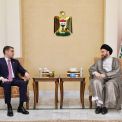Sayyid Al-Hakeem discusses bilateral relations between Baghdad and Baku with Azerbaijani diplomatic mission’s head