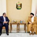 Sayyid Al-Hakeem discusses latest political situation developments, proposed initiatives with Al-Samarrai
