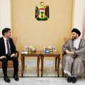 السيد الحكيم يبحث مع السفير الياباني العلاقات الثنائية بين العراق واليابان وتطورات المشهد السياسي