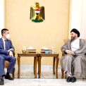 Sayyid Al-Hakeem discusses latest political scene developments with Chinese ambassador