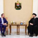 Sayyid Al-Hakeem to E.U. Ambassador: to end political crisis, reconstruction campaign similar to after-war Europe