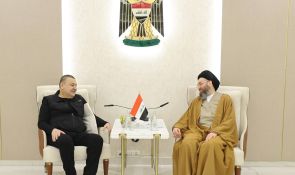 Sayyid Al-Hakeem Discusses Iraq’s Political Updates, Stability Preservation with Aras Habeeb